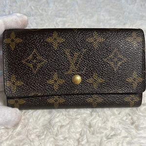 Vintage LV Monogram Porte-Monnaie Tresor Wallet